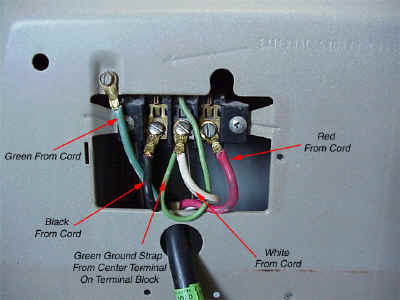 4 Prong Cord Whirlpool Dryer Example