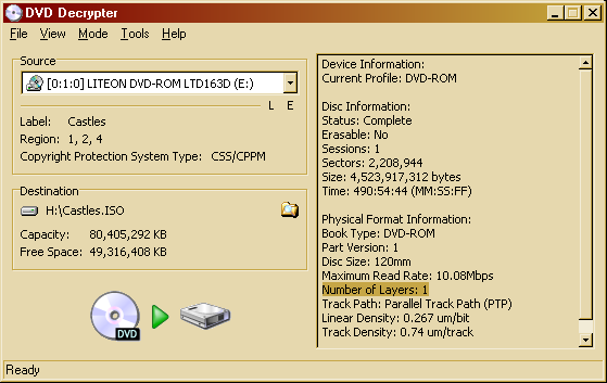 decript files from dvd to iso image